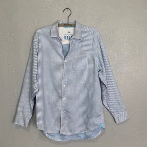 Tommy Bahama Relax 100% soft Linen button front